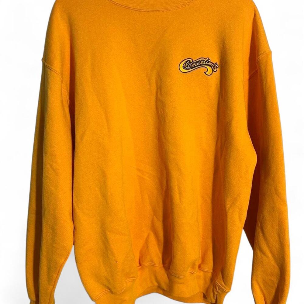 Clementines yellow crewneck sweatshirt size L